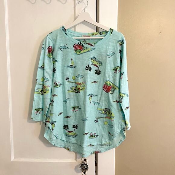 Fresh produce “beachy keen” printed top - Picture 4 of 9